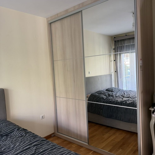 Wardrobe 1.83x0.65 m sliding door with mirror