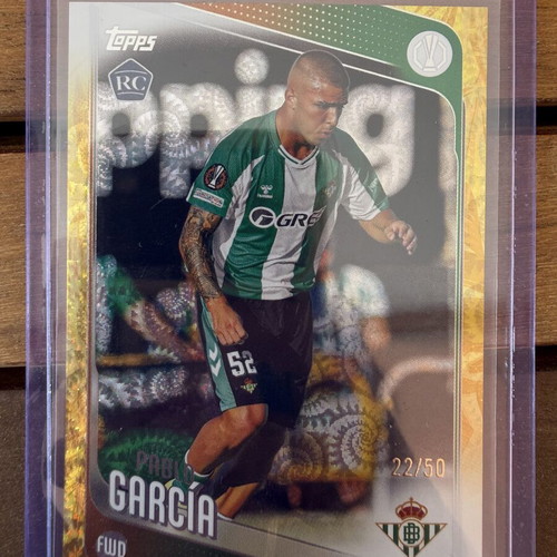Topps UCC Pablo Garcia Rookie Card 22/50 Real Betis