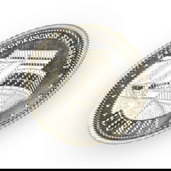 EUROPEAN PARLIAMENT SILVER MEDAL 999 ΑΣΗΜΕΝΙΟ ΜΕΤΑΛΛΙΟ ΓΕΡΜΑΝΙΑ