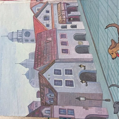 Without Family children's book Kampana editions with external wear
