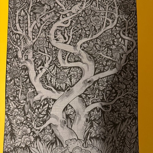 Decorative poster with Asian motif from Thailand like new