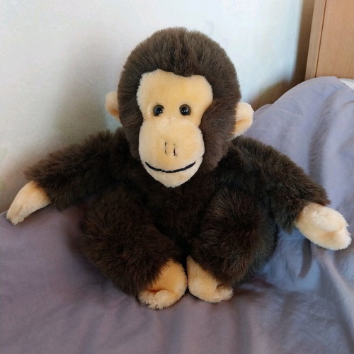 Plush monkey like new, 34 cm tall