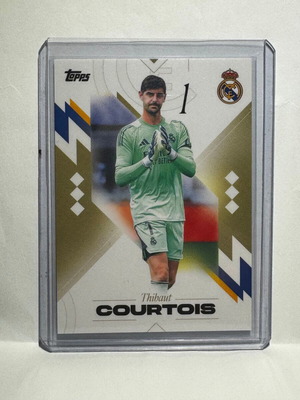 2025-26 Topps Real Madrid Los Blancos Thibaut Courtois card new