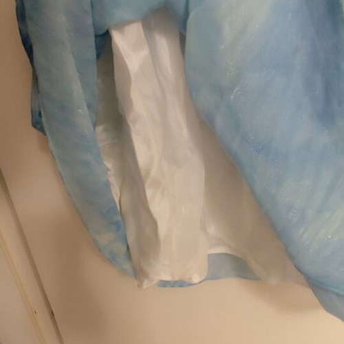 Maxi muslin dress Smaili’s Creations tie-dye blue turquoise like new