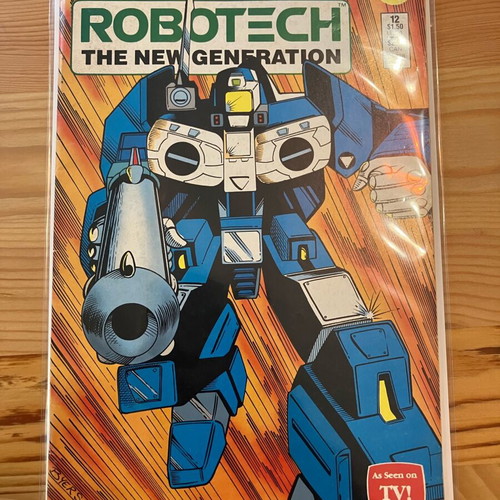 Robotech The New Generation #12 comic book used, vintage 1988