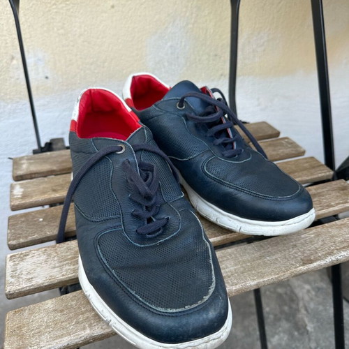 Kricket men's sneakers used, leather, casual, size 40