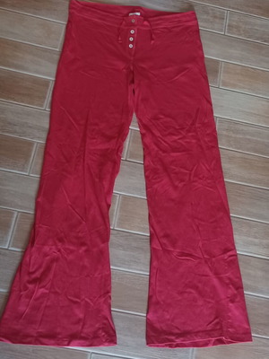 Oysho women's cotton pajama bottoms like new, red, size M to XL