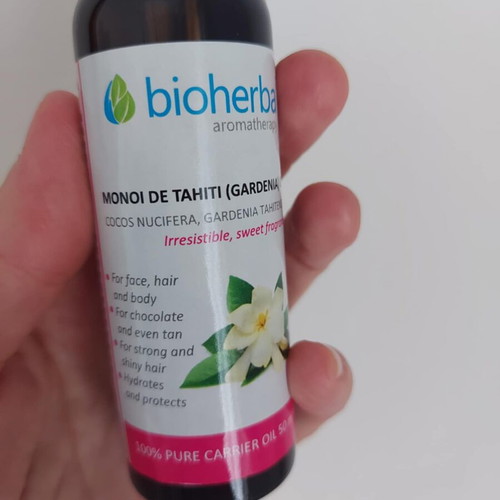Gardenia oil Monoi de Tahiti natural floral scent 50ml new
