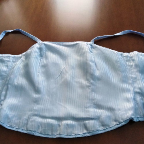 Women's linen suit set blue like new