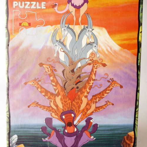 Lion King puzzle 104 pieces Clementoni Italy new, vintage 90's
