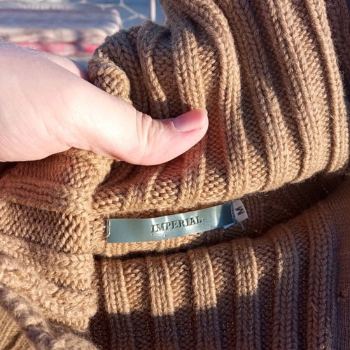 Imperial sweater brown/beige like new, size M