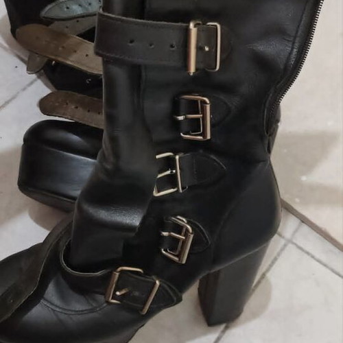 Gothic boots Demonia refurbished, size 40, black