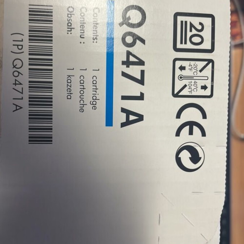 Hp Color Laserjet 3600 Q6471A Cyan original new
