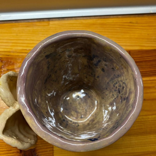 Ceramic mug handmade inspired by Good Omens, like new