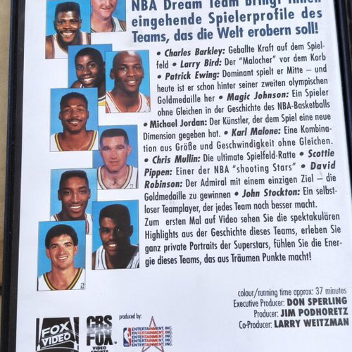 Retro NBA 90s VHS πακέτο Dream Team '92 και NBA Jam Session '93 σαν καινούργιο