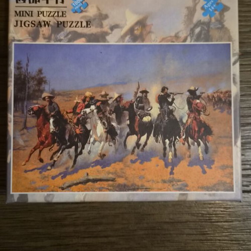 Cowboy Mini Puzzle 1000 pieces new