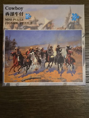 Cowboy Mini Puzzle 1000 pieces new