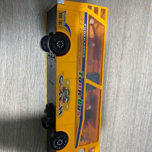 Toy bus used with lights and sound