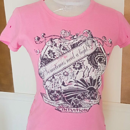 T-shirt Special Vintage Collection by angel D Princess Y2K pink used