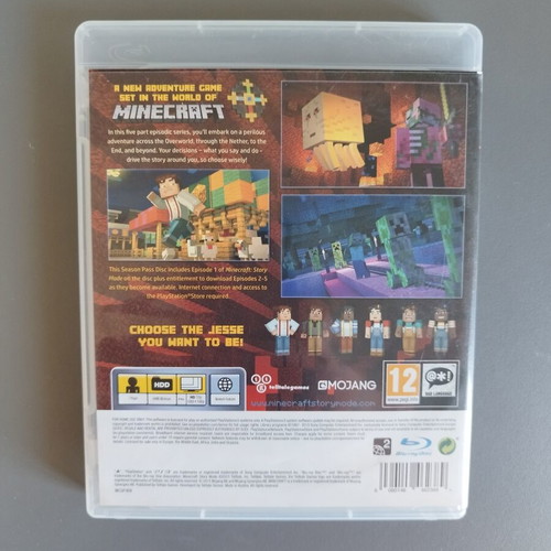 Minecraft Story Mode PS3 Season Pass Edition like new with all DLC