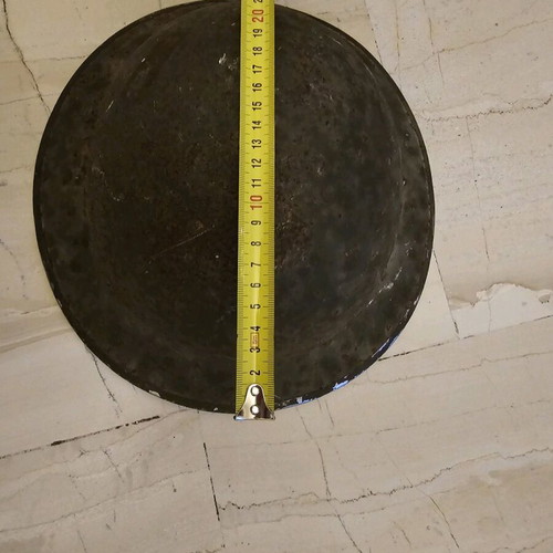 Military helmet used, authentic collectible