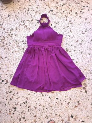 Formal dress XL like new, magenta color