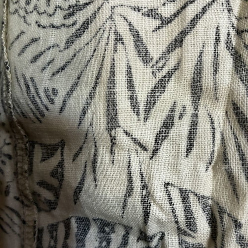 Gianfranco Ferre linen set like new, black and gray