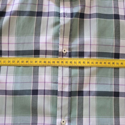 Abiente Premium Plaid Shirt like new, size S, green