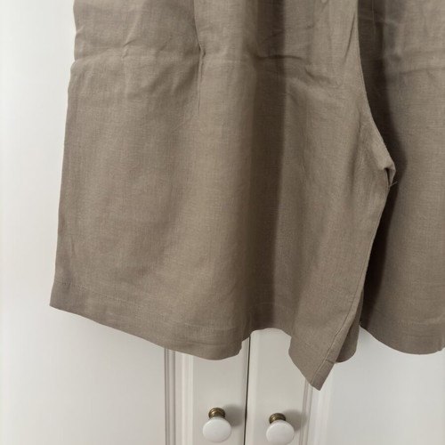 Calzedonia beige linen bermuda shorts new, size S