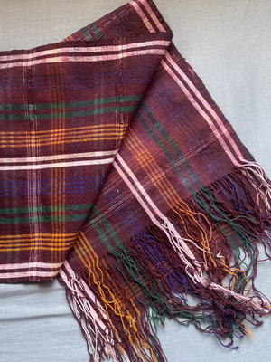 Handwoven men's traditional folk costume sash like new, 1.80m