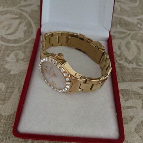 Jacques Lemans women's wristwatch Rome 1-1517ZC like new, gold color