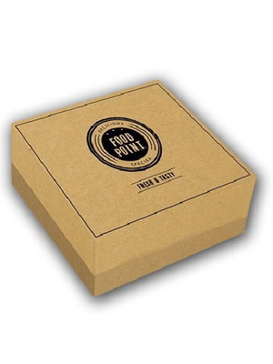 Food box 16x13x8 with lining new