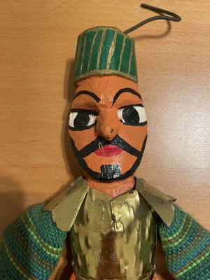 Ръчно изработена кукла народно изкуство от Близкия изток като нова