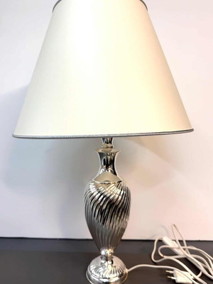 Silver lamp striped new with 925 hallmark