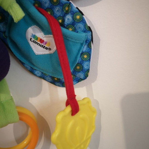 Lamaze Hanging Baby Stroller Toy with Teether Freddie like new
