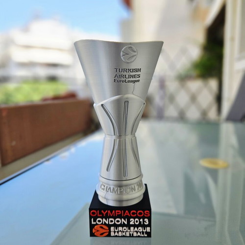 Euroleague Olympiacos London 2013 3D Printed Trophy, 30 cm