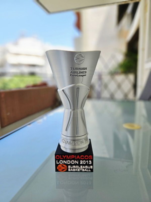 Τρόπαιο Euroleague Ολυμπιακός Λονδίνο 2013 καινούργιο 3D printed αντίγραφο