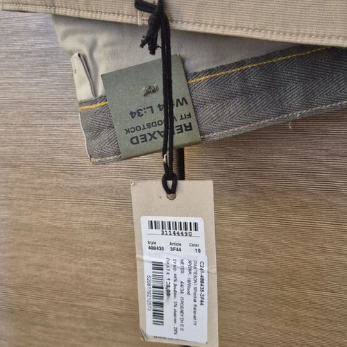 Camel Active 5-pocket men's pants W44, beige, new with tags