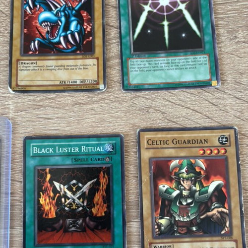 Yugioh cards used, authentic, 1st edition