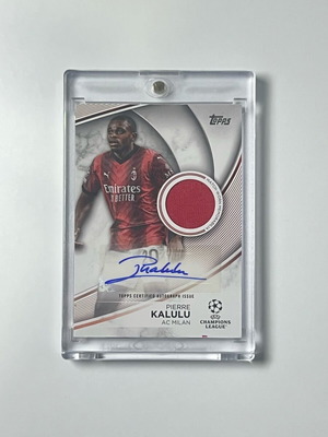 Topps UCC Flagship 2023-24 Pierre Kalulu Patch Auto σαν καινούργιο