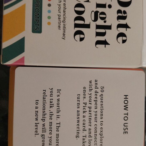 Date Night Code card game like new