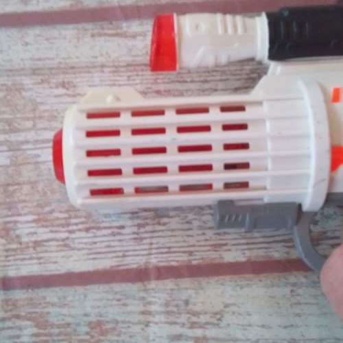 Space Guardian laser gun used