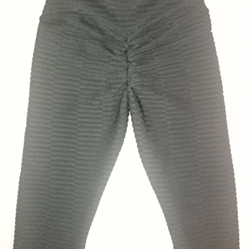 Black textured leggings new, size Small