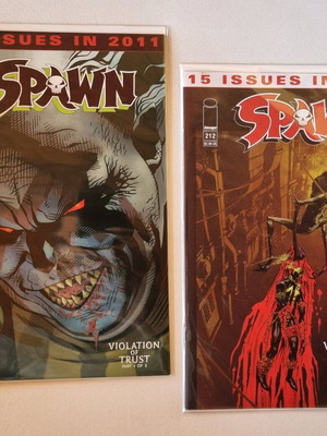 Spawn #211 & #212 like new, complete Violation of Trust story