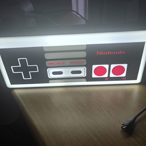 NES Controller Light Box new, retro gaming lamp