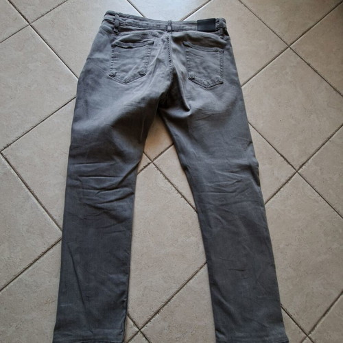 OVS Republic of Denim men's jeans, gray, regular fit, W34 EU 50