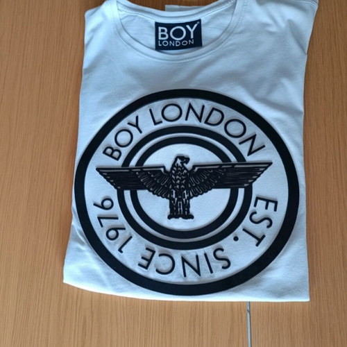 Boy London T-shirt L with premium 3D silicone logo