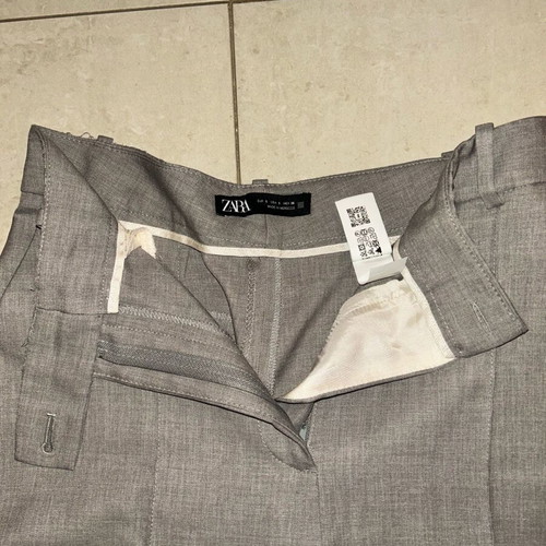 Zara office pants S gray like new