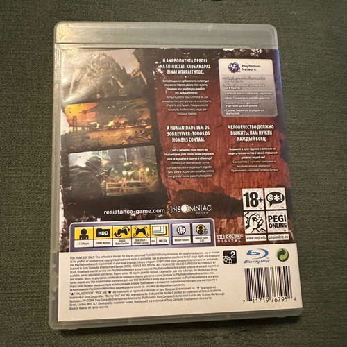 Resistance 2 PS3 like new