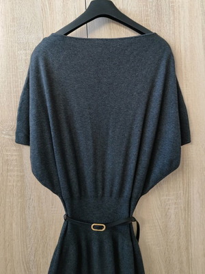 Maxi knitted dress Zara gray like new, size S